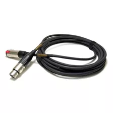 Cabo Extensor Fone 7 Metros P10 Stereo Amphenol Jack P10 Xlr