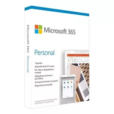 Microsoft Office 365 Personal Pc / Mac (box) Anual