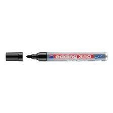 Marcador Borrable Recargable Edding 350 Negro Punta Redonda