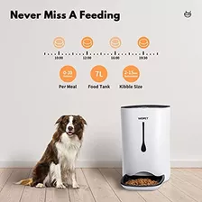 Dispensador Automático De Alimento Para Mascotas Y Gatos Wop