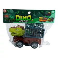 Caminhão De Fricção De Dinossauro Com Gaiola E Mini Dino