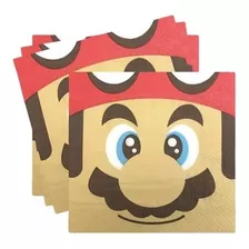 Servilletas Mario Bros 12 Unidades