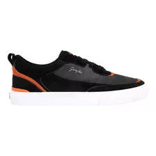 Zapatilla Gangsta Smith Black/grey/orange