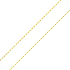 Corrente Veneziana Masculina Folheada Ouro 18k 60cm 0,5mm