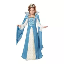 Disfraz De Reina Renacentista Para Niñas Pequeño (6-8)