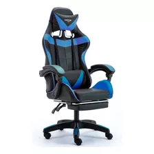 Silla Pc Gamer Reclinable Giratoria Vrios Colores C/apoyapie