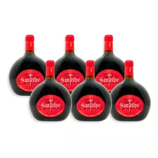 Vino Tinto San Felipe Cab Sauvignon Malbec Merlot 750ml X6u