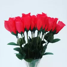 35 Botões De Rosas - Cores Variadas - Flores Artificiais