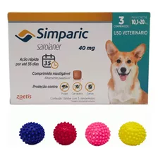 Simparic 40mg 10 A 20kg C/3 + Brinde