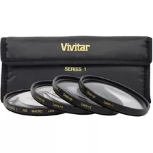 Kit Filtros Vivitar Close Up +1 +2 +4 +10 + Estuche 58mm!!