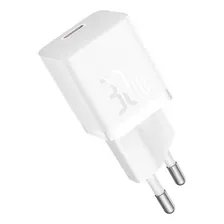 Carregador Mini Turbo Rápido 30w Baseus Usb-c Type-c Gan 5