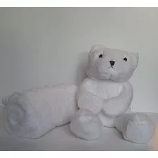 Manta Para Bebê Com Pelúcia Urso Caixa Para Presente
