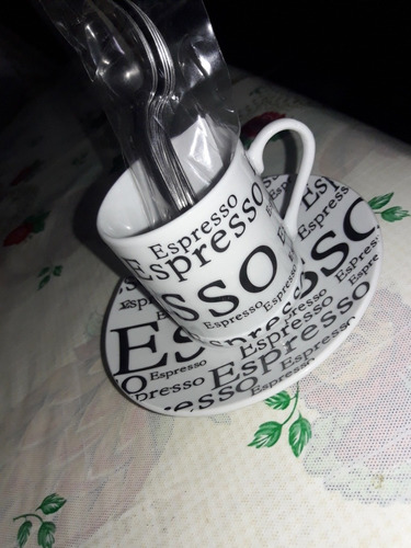 Set De Tazas Para Cafe Espresso 