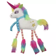 Smartykat Dazzle Unicorn Crinkle Plush Catnip Cat Toy - Blan