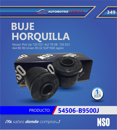 Buje (pieza) Horquilla Nissan Pick Up 720 D21 4x2 79-08 720  Foto 4