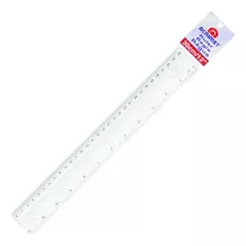 Régua Escolar Cristal Clear 30 Cm - Acrimet