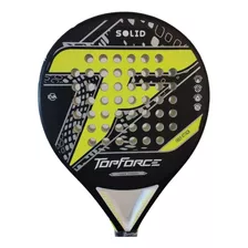 Paleta Padel Paddle Top Force Solid Carbon Eva + Regalos!