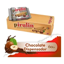 Pirulin Chocolate Bandeja Dispensador 12u De 60g