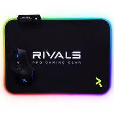 Mouse Pad Gamer Rgb Rivals Aura Starting Versión 35x25cm