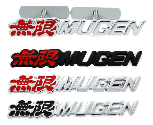 Para Compatible Con Honda Mugen Accord Civic Metal Sticker Foto 2