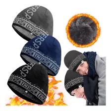 Gorro Lana Doble Y Felpa Rocky Beanie Frio Invierno 