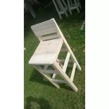 Banqueta, Silla Alta De Madera Para Barra, Isla, Desayunador