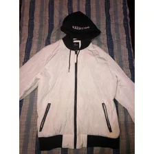 Campera Puffer Hollister Con Capucha