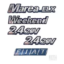 Símbolo Marea Weekend Elx + Lateral 2.4 20v + Fiat - 98 À 01
