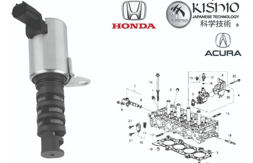 Valvula Solenoide Vvt Acura Rsx 2.0l 2005-2006 Kishio Foto 2