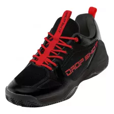 Zapatilla Padel Drop Shot Dorama Negro/rojo 2023