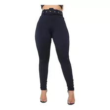 Calça Legging Modeladora Canelada Premium Com Cinto Oferta