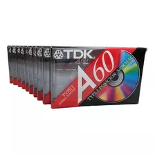 Cassette Para Audio 60 Min Original X 10 Unid. - Tdk A60