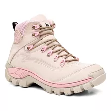 Coturno Feminino Bota Adventure De Couro Original Via Livre