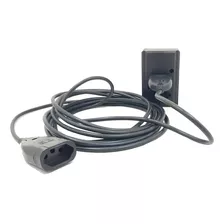 Extensão Elétrica 15 Metros 10a Cabo Pp2x1,0mm Reforçada Cor Preto 127v/220v Mega Cobre