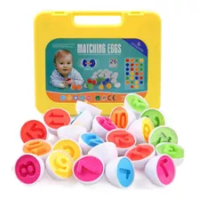 Montessori Toy Baby Ovos Aprendendo Matemática