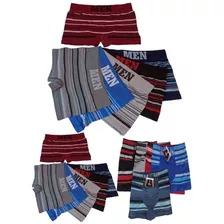 Boxer De Hombre Clasico Microfibra Antiestatico Pack X 3