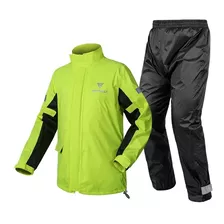 Traje Impermeable Para Moto Y Ciclismo Motowolf 0401 Amarill