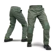 Calça Tática Forhonor F3 Ripstop Verde Oliva Joelheira