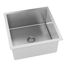 Cuba De Inox Quadrada 35x35 Para Calha Pia Úmida Embutida