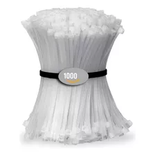 1000pz Cincho Plasticos 28kg Bridas Nylon Anti-uv 30cm Blanc