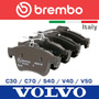 Pastillas Freno Delanteras Volvo C30 C70 S40 V40 V50 Brembo Volvo C70