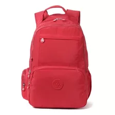 Mochila Bolsa Feminina Juvenil Notebook Escolar Vermelho