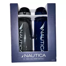 Botella Para Agua 2 Pc Deportivas Náutica 24 Oz / 709 Ml