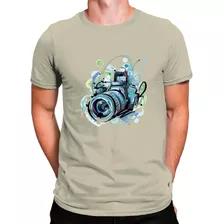 Camiseta Masculina Camisa Camera Fotográfica Fotografia