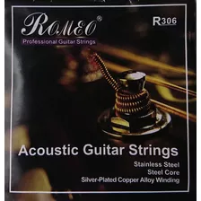Set Cuerdas De Metal Para Guitarra Acústica Romeo R306