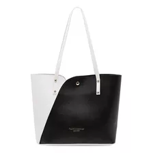 Bolsa De Mano Elegante Para Mujer Cosmetiquera Tote Bag Color Negro