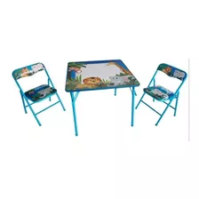Mesa Pedagógica Infantil Com 2 Cadeiras Bichinhos - Antares