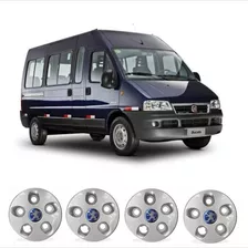 Kit Calota Peugeot Boxer Aro 16 Prata 