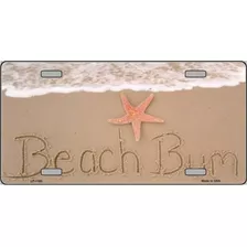 Smart Blonde Beach Bum In Sand Novedad Vanity