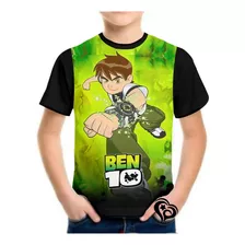 Camiseta Ben 10 Masculina Desenho Omniverse Infantil Blusa